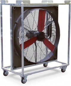 Windmaschine Sturmfront Industrieventilator Bühnenventilator 20.000 m³/h Wurfweite 58 m Normalstrom