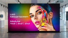 LED Bildschirm Digital Screen Messewand Randlos, variabel 4×2, 3x2m, 2x2m