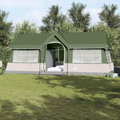 Camping Zelt Familienzelt Gruppenzelt Campingzelt 6220 x 2950 x 2380 mm Fenster bis 12-Personen