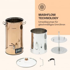 Bierbrauset Bierbrauanlage Maischekessel Bierkessel Braukessel 50 L Brewing Kit für Anfänger 9 Prog