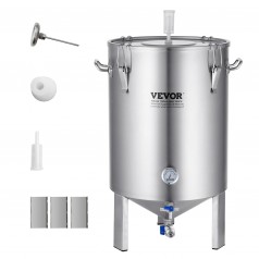 Braueimer Bierbrauanlage Bierbraugerät Kessel aus Edelstahl 60 L Bierfermenter Fermenter zum Brauen