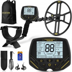 Goldsucher 14 Zoll Metalldetektor Goldsuchgerät Metallsuchgerät Suchgerät Bodenmetallsucher wasserd