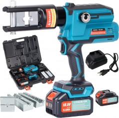 Crimpzange Kabelschuhpresse Crimpmaschine elektrisch wiederaufladbar hydraulisch tragbar 18V Lithium