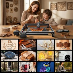 Gravur Maschine Laser Graviermaschine 48 W Lasergravierer Laser Cutter 24000 mm/min duale Linear