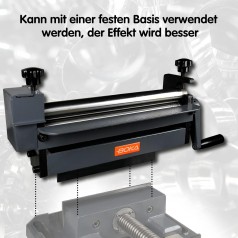 Blechbiegemaschine Rundbiegemaschine Biegemaschine Rundbiegegerät 3-Walzen 300 mm breit für 1 mm