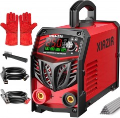 Elektroden Schweißgerät 250 A 220V ARC Stick Welder mit LED-Display tragbarer IGBT Inverter Hotstart
