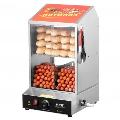 Hot Dog Dampfgarer 37 L 2-stufiger 30°C – 85°C Hot Dog Hütten-Dampfgarer Temperaturregelung