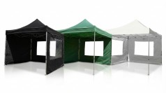 Faltzelt, Pavillon mieten (3x3m) – Wasserdichtes Partyzelt in Grün oder Weiß