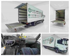 Mieten: 7,5-Tonner LKW mit Koffer, Ladebordwand & als Umzugswagen Möbelkoffer