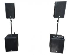 Party-Anlage bis 200 Pers. | 2x Subwoofer | PA-Komplettset