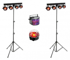 Lichtset für Tanzflächen | LED Bar & Effekte | Party-Licht