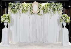 Vinyl Foto Hintergrund 3 x 2 m schöne Blumen für Hochzeitsszene Fotografie Photo Booth Urlaub Party