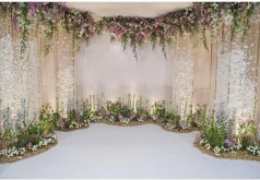 Bühnendekoration Hintergrund 3 x 2m Blumen Fotografie Hochzeit Fotoshooting Portraitfotos Fotostudio