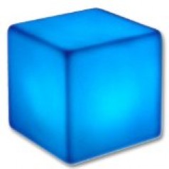 LED-Sitzwürfel 40 cm