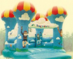 Hüpfburg Fallschirm