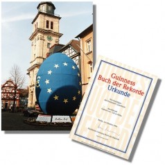 Das größte transportable Osterei der Welt , Oster Dekoration