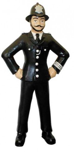 Englischer Polizist Figur