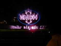 Hydroschild / Wasserleinwand outdoor