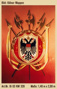 Kölner Wappen Kulisse