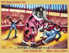 Zirkus Kulisse &#8211; Elefant