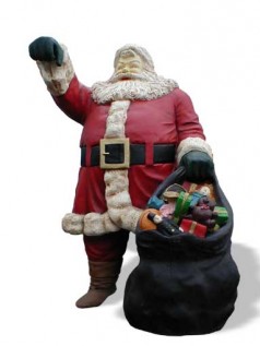 Weihnachtsmann mit Geschenksack