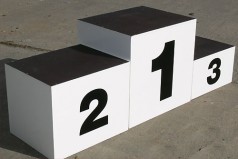 Siegerpodest / Sieger Podest / Siegerehrung / Treppe / Sieger Ehrung / Gewinner / Wettkampf