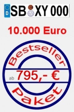 Nummernschild raten, Gewinnspiel, Versichertes Gewinnspiel, Gewinnspielversicherung