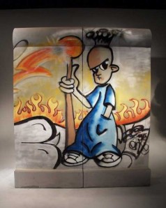 Berliner Mauer – Kulisse – 3D