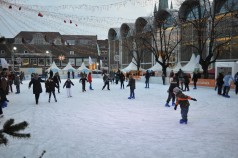 VERLEIH: Kunst-Eisstockbahn -Curlingbahn top / Mobile Eisbahn