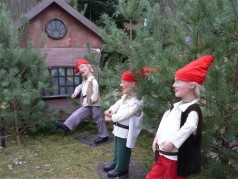 Märchenszene 7 Zwerge mit Schneewittchen , Märchen Dekoration , Weihnachten