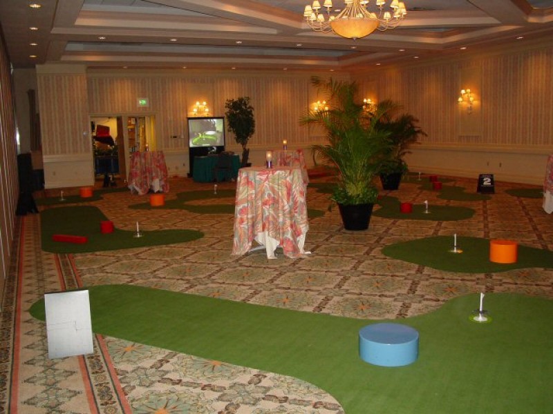 Minigolf, Maxigolf, Adventuregolf, Meeting-Golf, Messestand-Golf, Bürogolf, Messegolf - Puttinggrün für Indoorgolf und Outdoor – Thumbnail 6