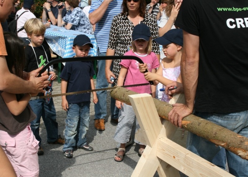 Baumstammsägen / Baumstamm sägen / Wettsägen / Jahrmarkt / Oktoberfest / Timber Sport – 3