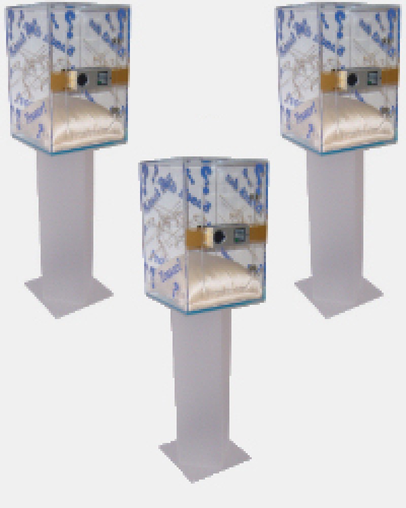 3 x Tresor Gewinnspiel/ Tresor/ Glückstresor/ Glastresor/ Gläserner Tresor – 2