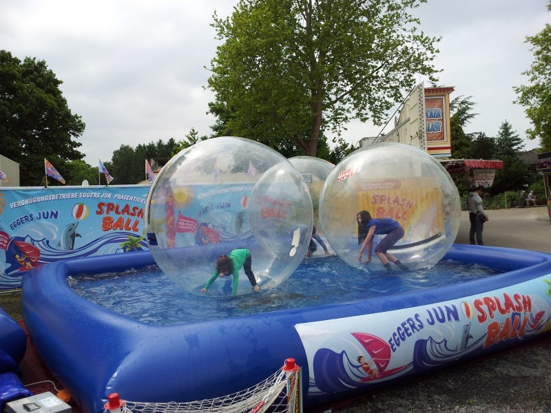 Aqua Balls / Aqua Zorbing / Wasserball Arena / Water-Walking Balls inkl. 1 Eventbetreuer + Pool 6 x  – 5