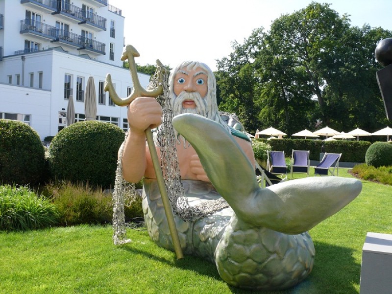 Neptun , Hafenfest , Maritimes Fest , Maritime Dekoration