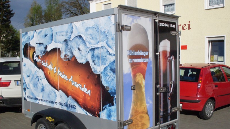 Kühlhänger, Kühlanhänger, Kühlwagen, Monatsmietpreis 450,00€. Gerne Getränke auf Kommission – 3