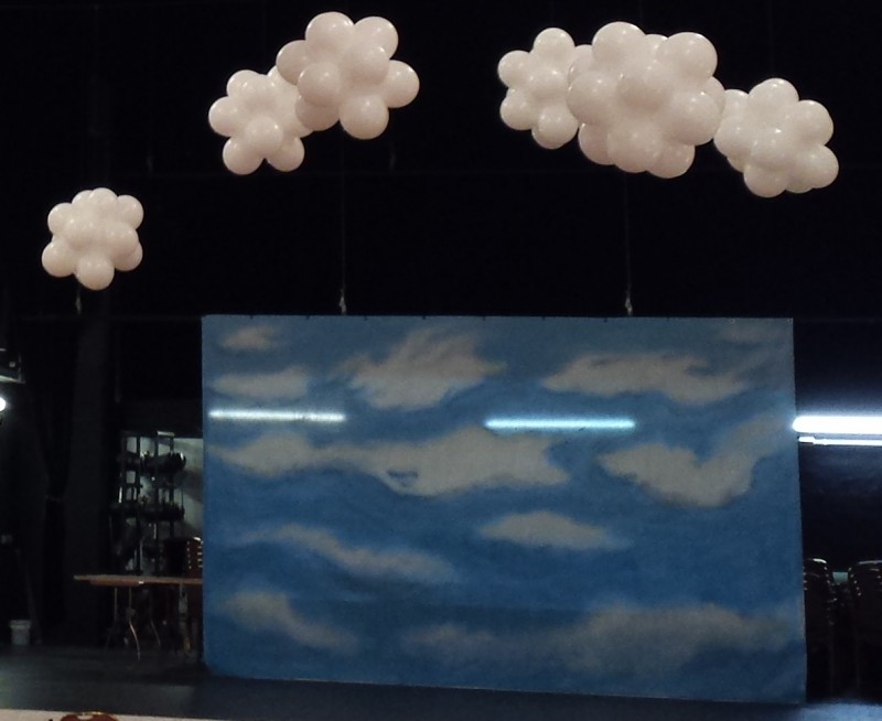Bühnenbild Wolken , Wolkenkulisse , Wolken