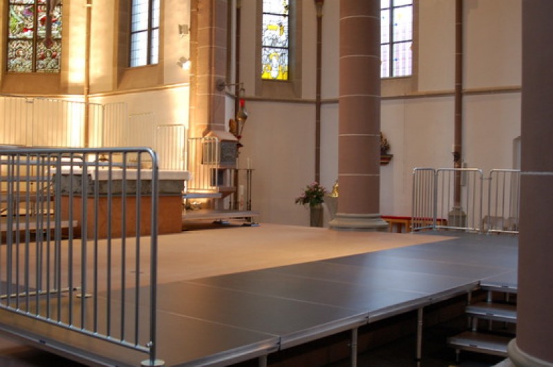Nivtec Systempodest 2m x1m für Bühnen und Tribünen – 2