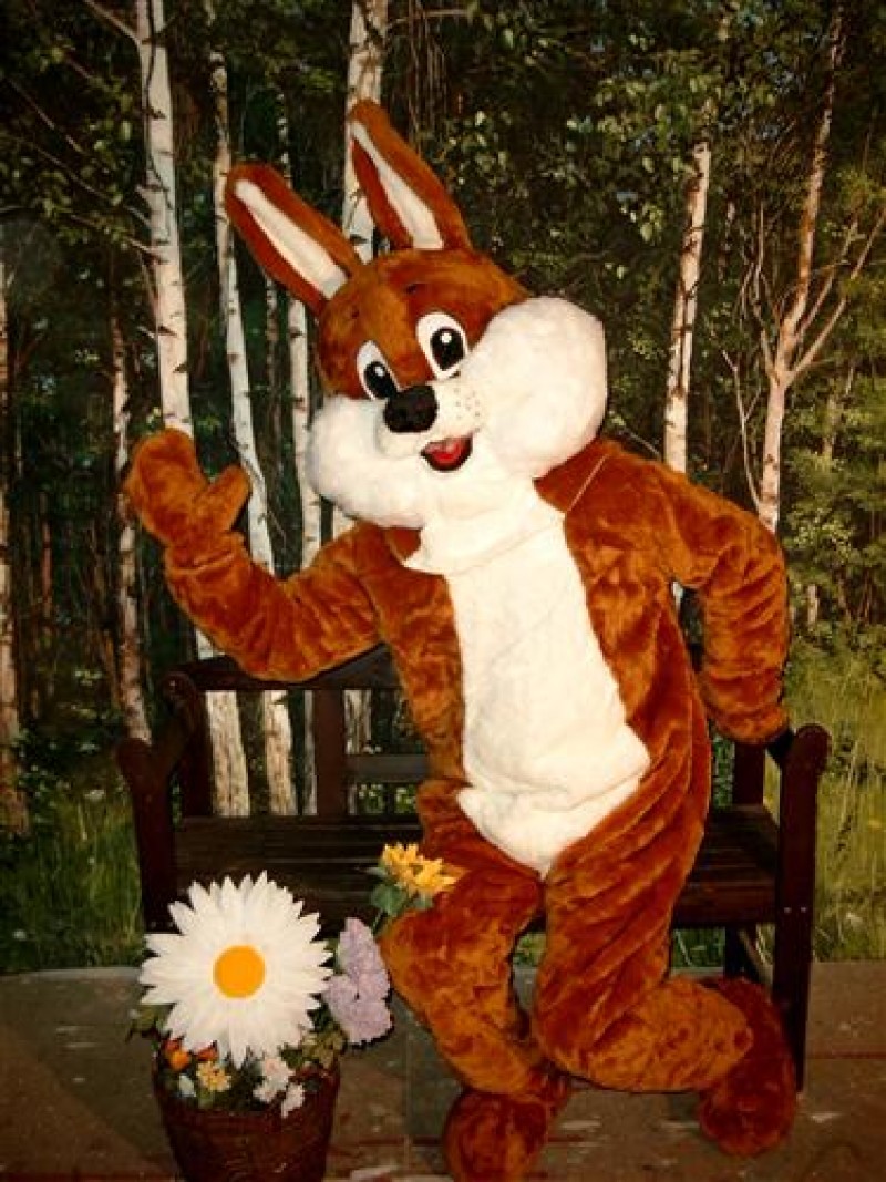 Osterhase braun - Paradekostüm , Osterhase Kostüm