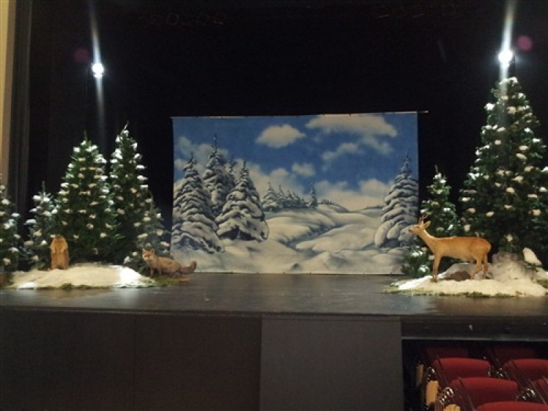 Winterlandschaft - Winterdekoration , Winterlandschaft – 4