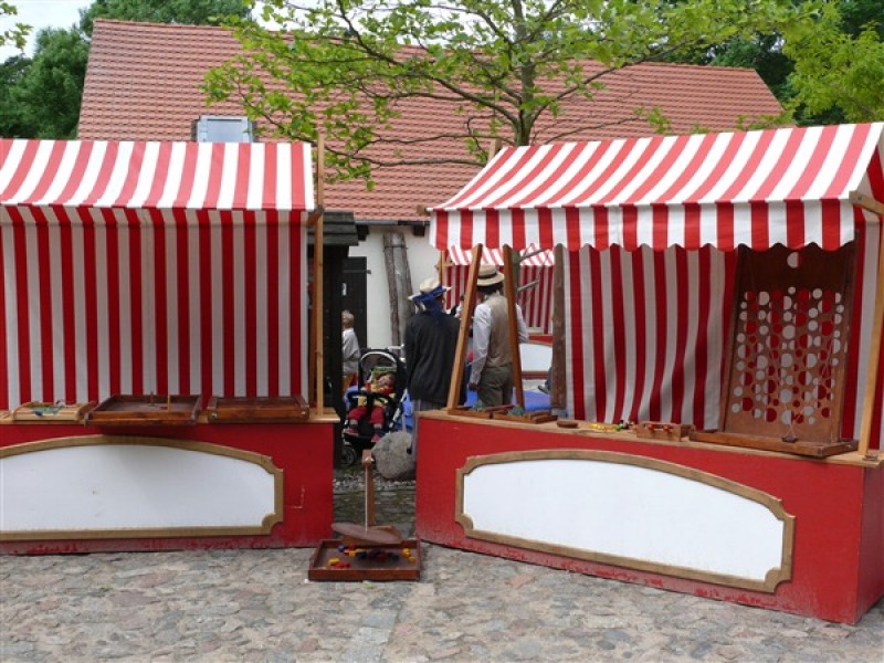 Marktstand Nostalgie , Jahrmarkt Stand , Verkaufsstand ,  – 4