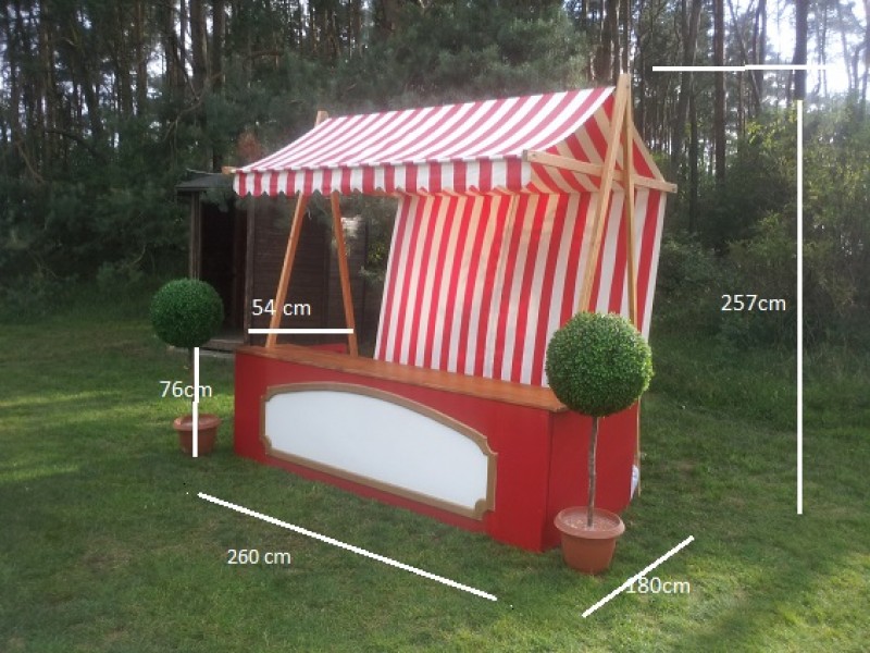 Marktstand Nostalgie , Jahrmarkt Stand , Verkaufsstand ,  – 2