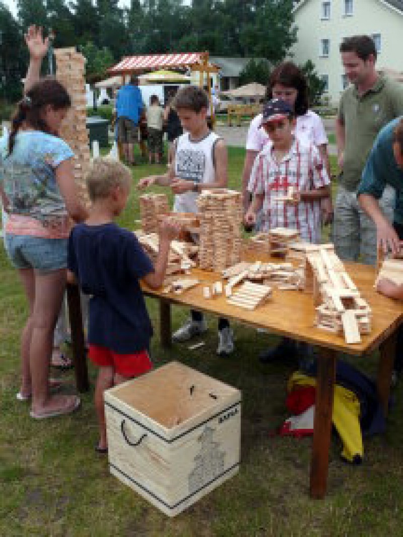 Spielstand Kapla Holzsteine , Nostalgische Spiele , Holzspiele – 2
