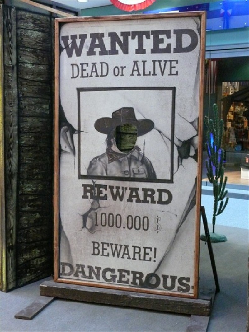 Wildwest Fotowand , Western Dekoration