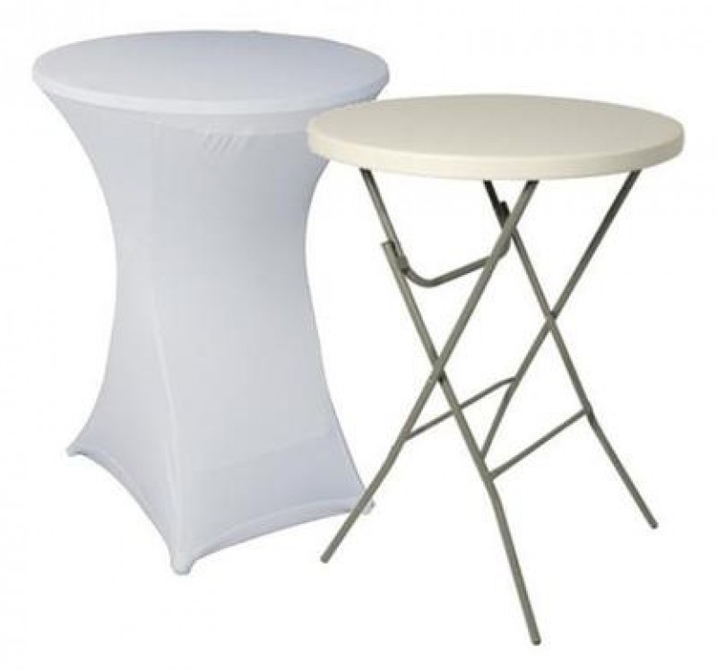 Stehtisch XXL Bistrotisch Ø 80cm inkl. Husse – 2