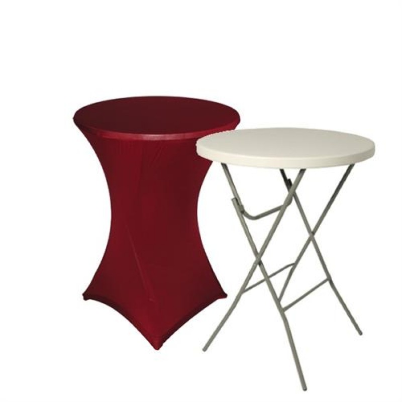 Stehtisch XXL Bistrotisch Ø 80cm inkl. Husse – 3