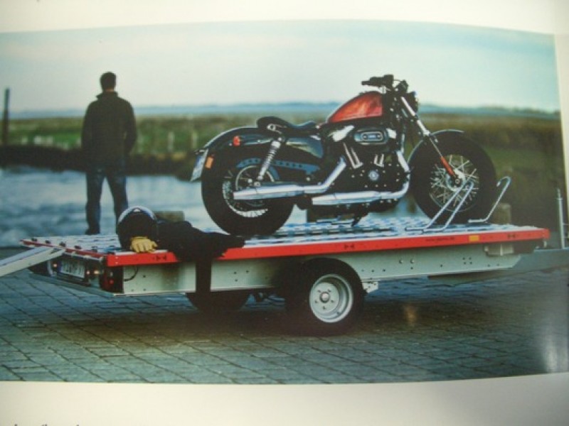 Motorradanhänger L 1 - 3 Motorräder 100km/h HI-CM 93,94,95 – 3