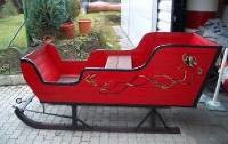 Schlitten, Pferdeaschlitten, Original &amp; Nostalgisch,  von www.ideko.de – 2