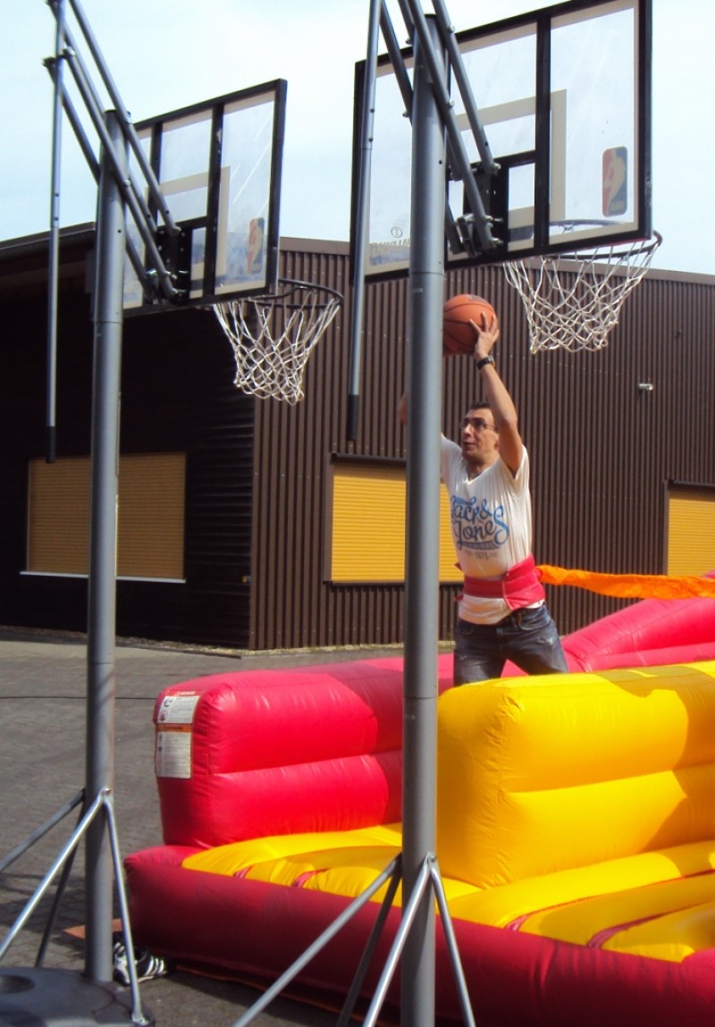 Bungee Basket / Bungy Basket / Basketball / Luftkissen / Wettkampf / Seilziehen / Hüpfburg – 3
