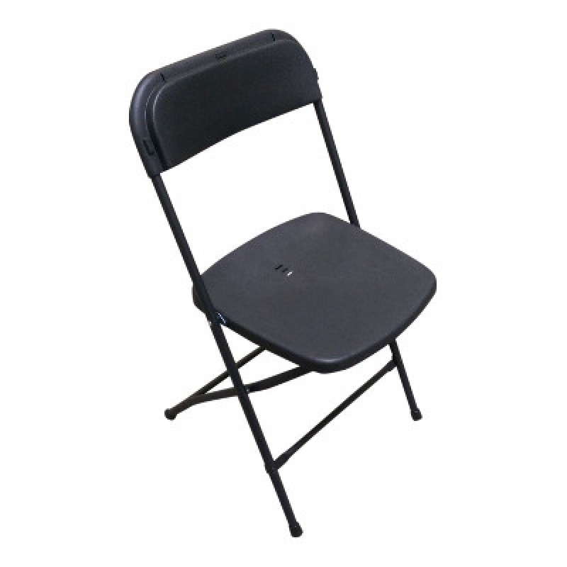 Klappstuhl Metall Schwarz mieten – Praktische Reihenbestuhlung für Events – 2